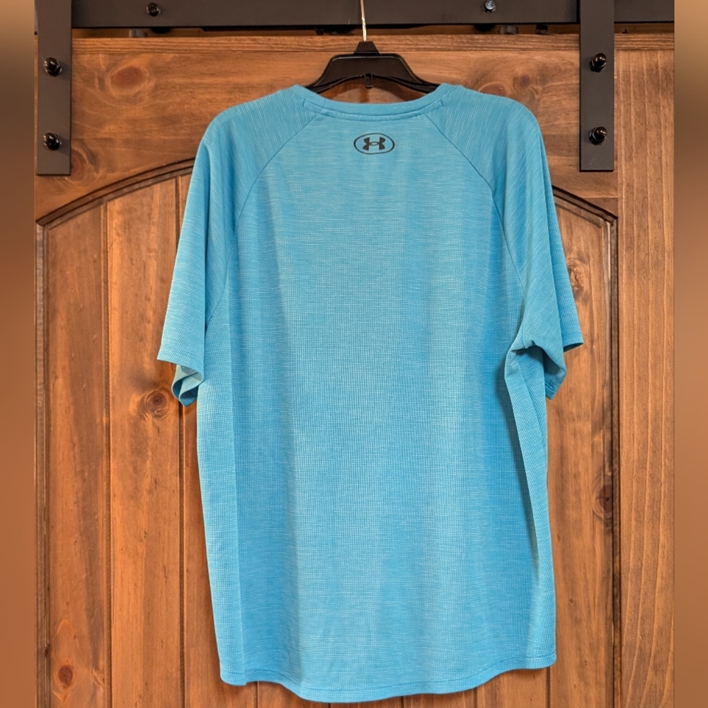 Under Armour Men's Blue Short Sleeve Tech Tee- L - Picture 5 of 7